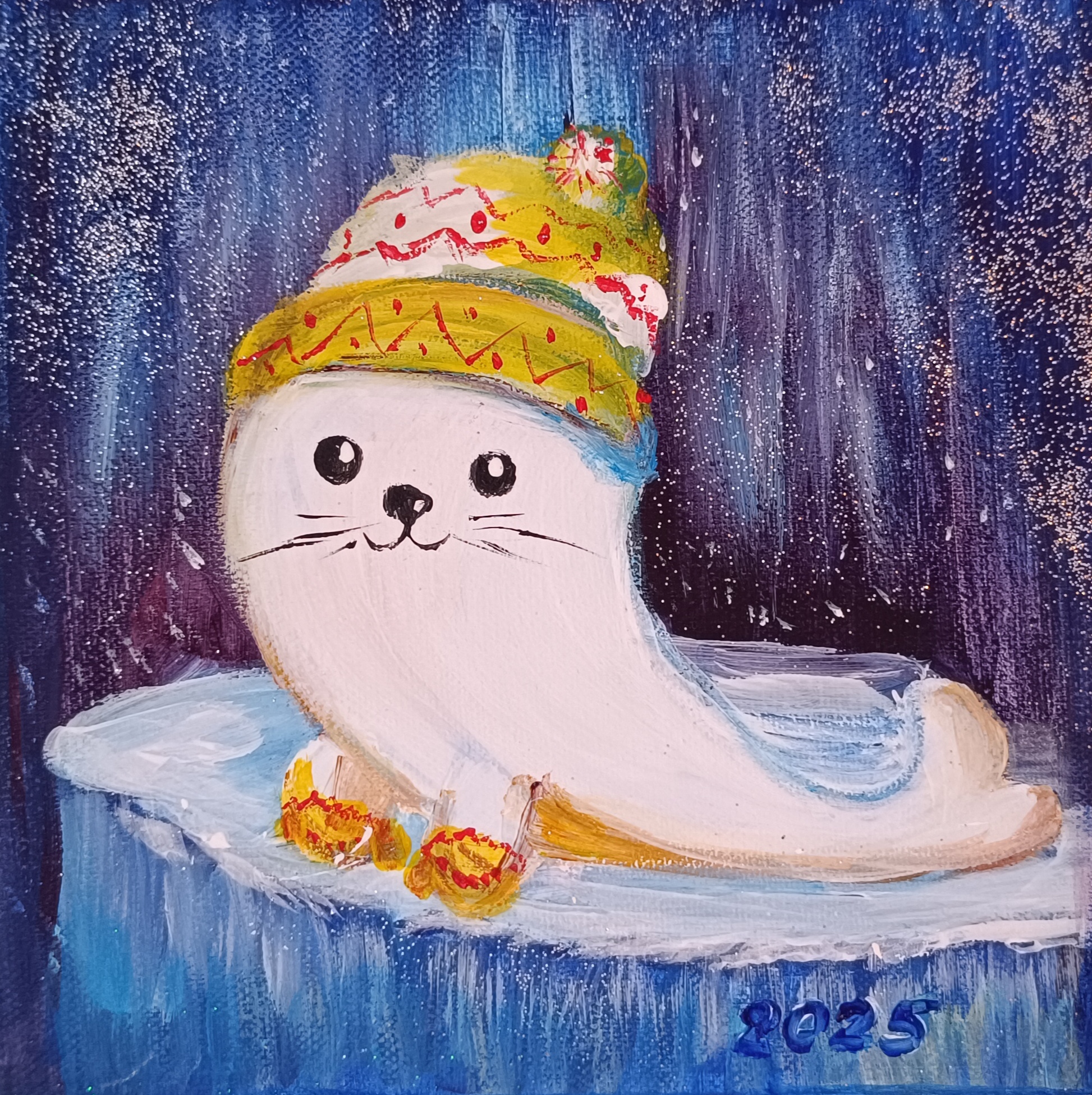 Winter Cozy Seal